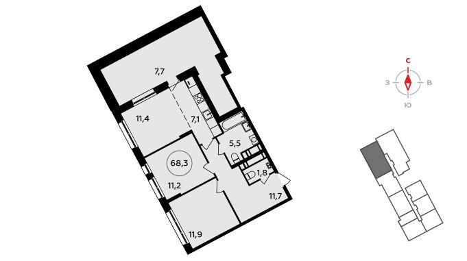 Планировка квартиры